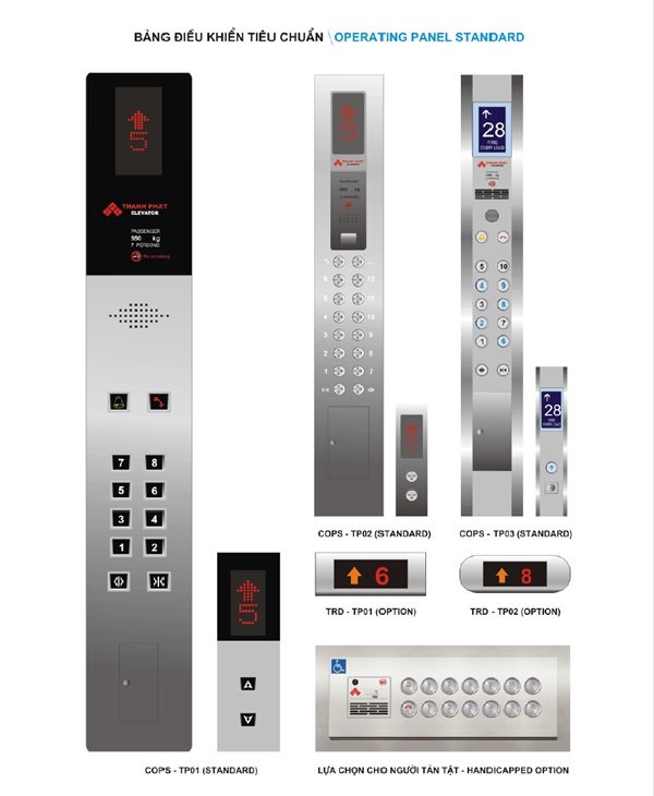 Những mẫu bảng điều khiển thang máy thông dụng, được ưa chuộng hàng đầu hiện nay, vừa dễ sử dụng, vừa có thiết kế sang trọng, hiện đại